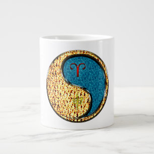 Aries & Water Monkey Large Coffee Mug