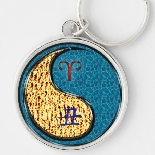 Aries & Water Ox Key Ring