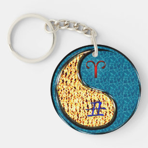 Aries & Water Ox Key Ring