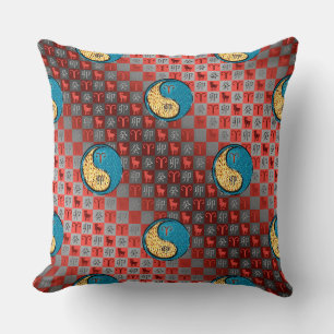 Aries & Water Rabbit Cushion