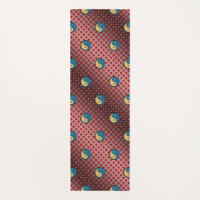 Aries & Water Rabbit Yoga Mat (Front)