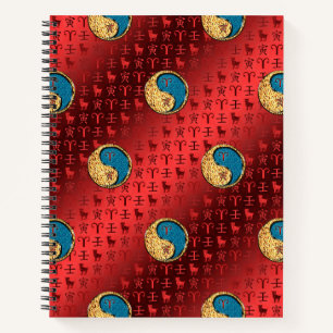 Aries & Water Tiger Notebook
