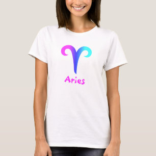 Aries womens white tshirt