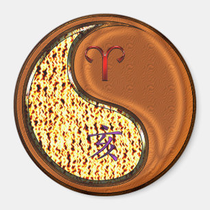 Aries & Wood Boar  Magnet
