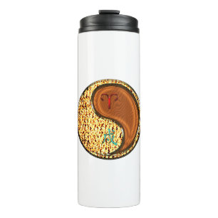 Aries & Wood Dog Thermal Tumbler