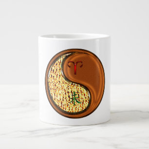 Aries & Wood Goat Large Coffee Mug