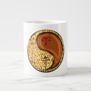 Aries & Wood Horse Large Coffee Mug