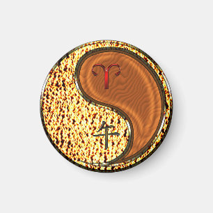 Aries & Wood Horse Magnet