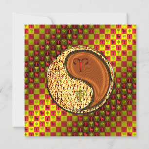 Aries & Wood Monkey Card