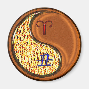 Aries & Wood Ox Magnet