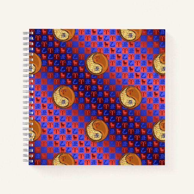 Aries & Wood Ox Notebook (Front)