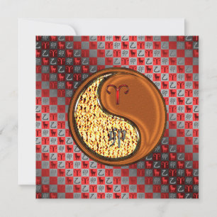 Aries & Wood Rabbit Card