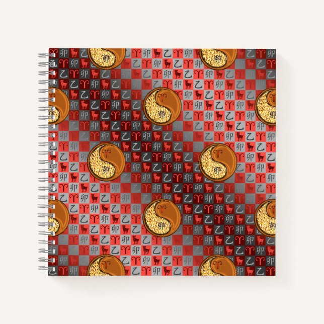 Aries & Wood Rabbit. Notebook (Front)