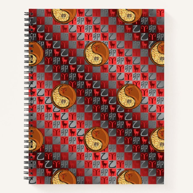 Aries & Wood Rabbit. Notebook (Front)