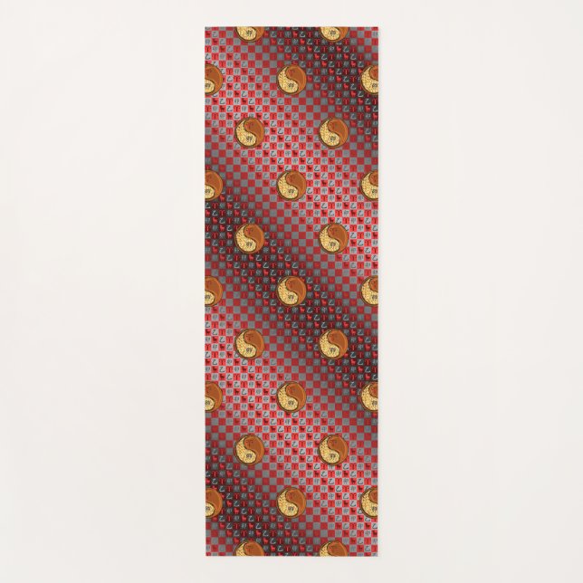 Aries & Wood Rabbit. Yoga Mat (Front)