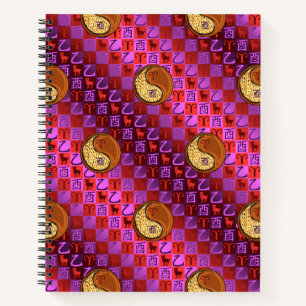 Aries & Wood Rooster Notebook
