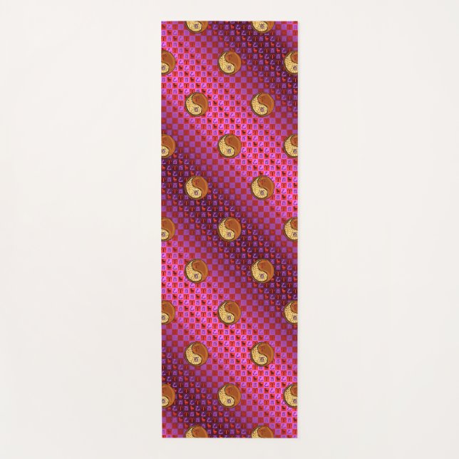 Aries & Wood Rooster Yoga Mat (Front)