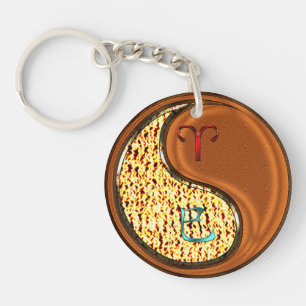 Aries & Wood Snake Key Ring