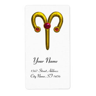 ARIES ZODIAC BIRTHDAY Red Ruby