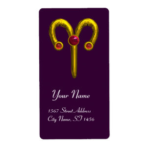 ARIES ZODIAC BIRTHDAY Red Ruby
