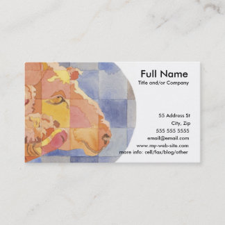 Aries Zodiac Business Card