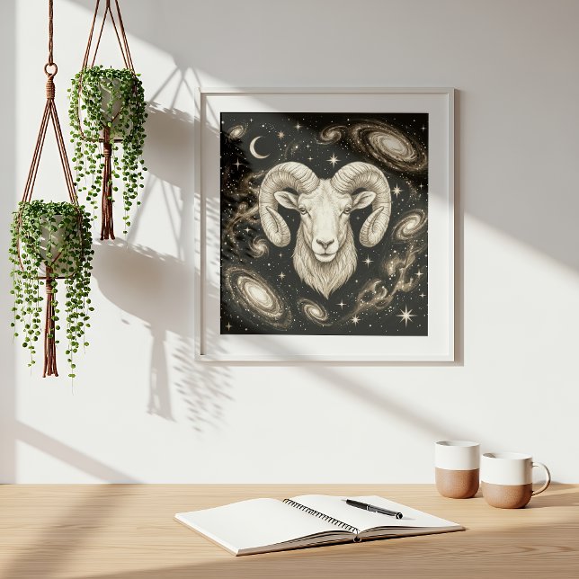 Aries Zodiac Celestial Astrology Poster (Creator Uploaded)
