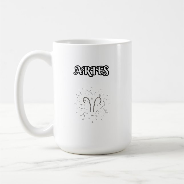 aries zodiac coffee mug (Left)
