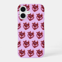 Aries Zodiac Coquette Heart Birthday Cake