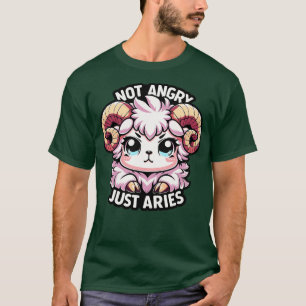Aries Zodiac Cute Ram Tee Astrology Graphic Gift