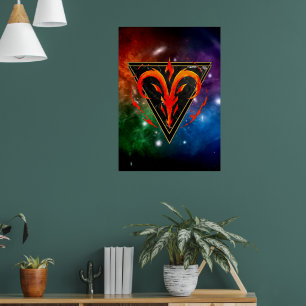 Aries Zodiac Gift Astrology Poster
