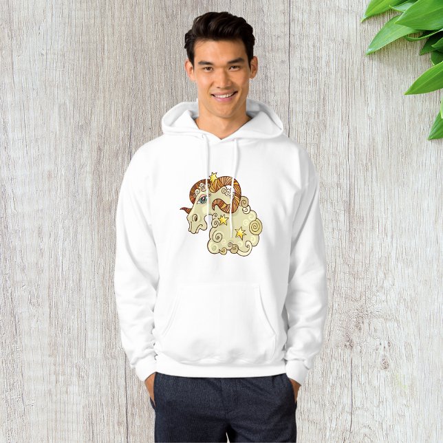 Aries Zodiac Ram Colourful Astrological  Hoodie (Creator Uploaded)