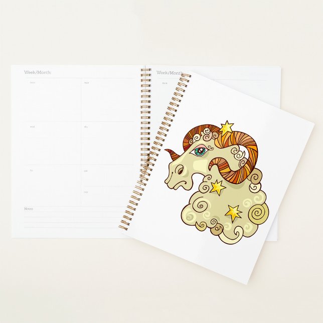Aries Zodiac Ram Colourful Astrological  Planner (Creator Uploaded)