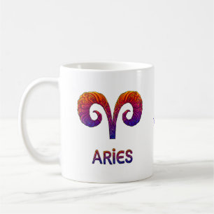Aries Zodiac Sign / Aries Zodiac Coffee Mug