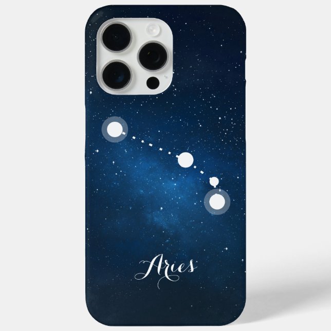 Aries Zodiac Sign Constellation Case-Mate iPhone Case (Back)