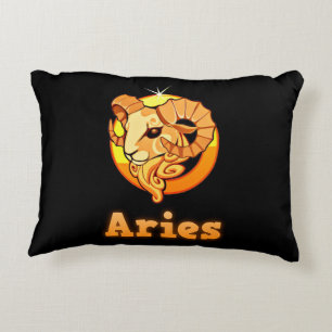 Aries zodiac sign decorative cushion