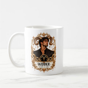 Aries Zodiac Sign - Gold Edition / Men's Mug