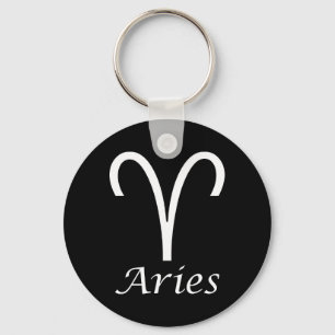 ‘Aries’ Zodiac Sign Key Ring