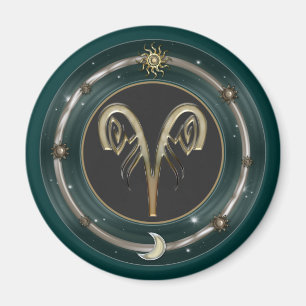 Aries Zodiac Sign Magnets