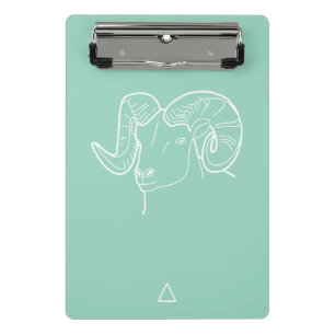 Aries Zodiac Sign - Mini Clipboard