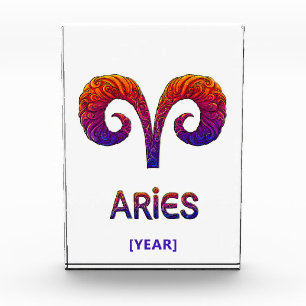 Aries Zodiac Sign Photo Block