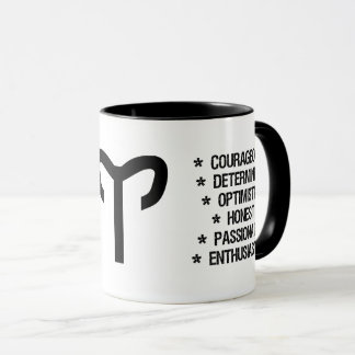 Aries Zodiac Sign ("the ram") Mug