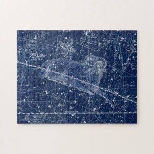 Aries Zodiac Sign Vintage Illustration Jigsaw Puzzle