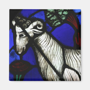Aries Zodiac Stained Glass Notre-Dame de Paris SFM Magnet