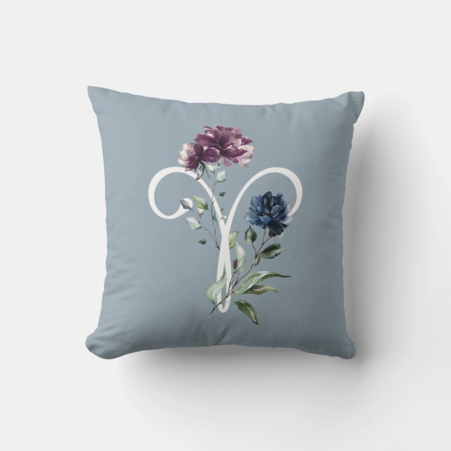 Aries Zodiac Star Sign Cushion (Front)