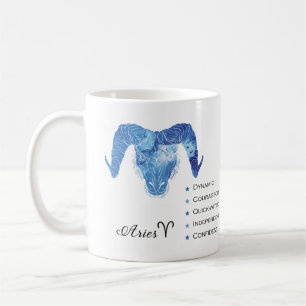 Aries Zodiac Traits Mug