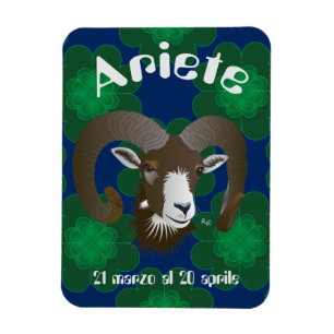 Ariete 21 marzo al 20 aprile Premium Flexi Magnet