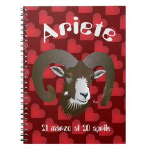 Ariete 21 marzo al 20 aprile Taccuino Notebook