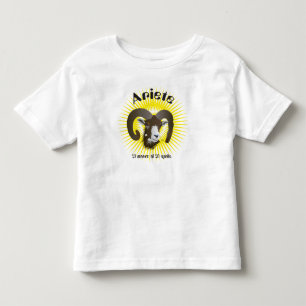 Ariete 21 marzo al 20 aprile toddler T-Shirt