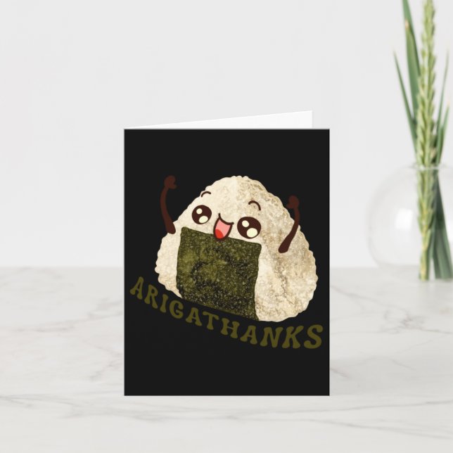 Arigathanks Card (Front)