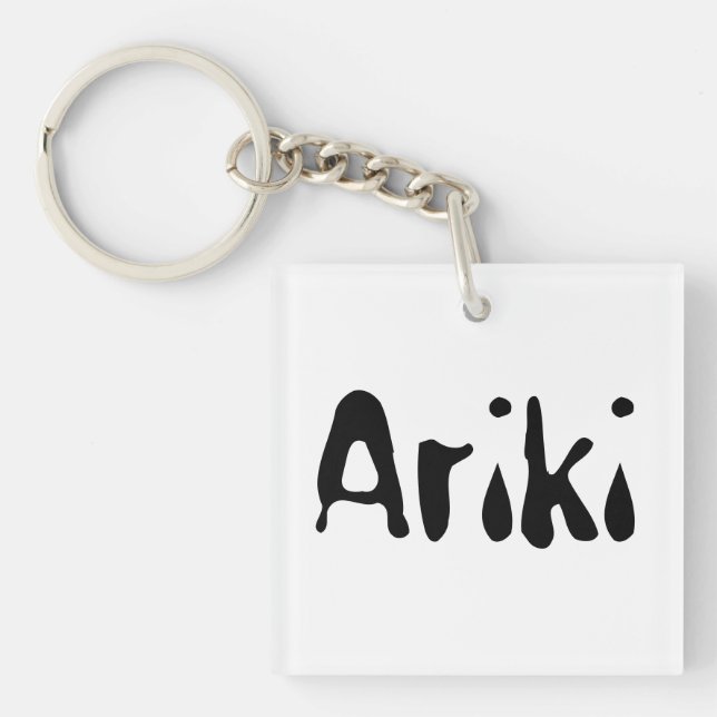 Ariki Maori Boys Name, Key Ring (Front)